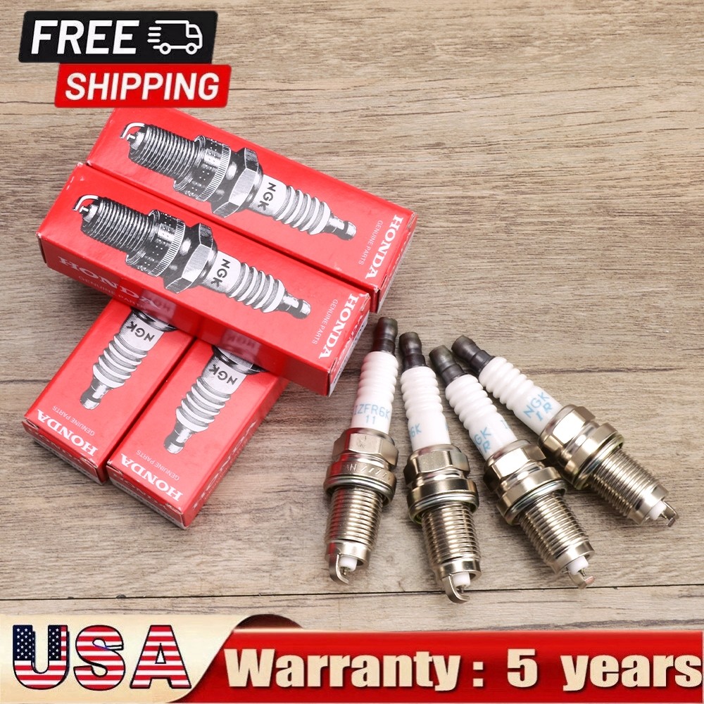 4PCS OEM Iridium Spark Plug NGK IZFR6K11 9807B-5617W For Acura CSX TL TSX RSX