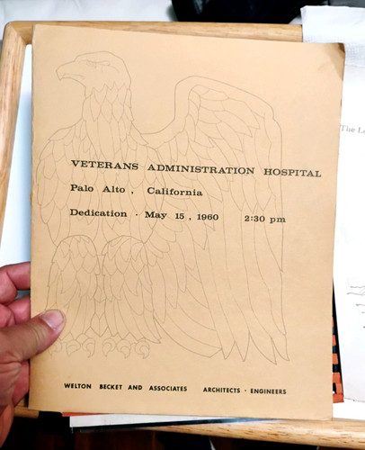 Vtg 1960 WELTON BECKET Architectural Photos PALO ALTO CA V.A. HOSPITAL