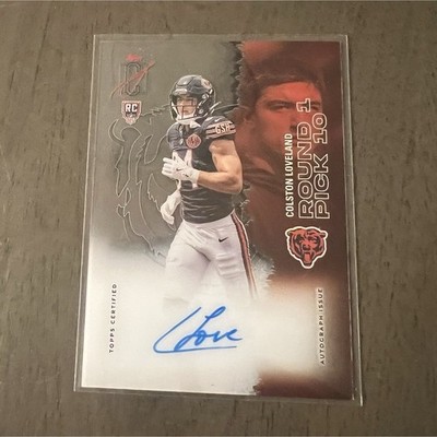 2025 Topps Signature Class Colston Loveland RC Crystal Clear Autograph #RCCL-CL
