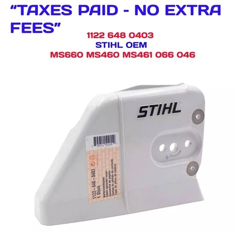 1122 648 0403 STIHL OEM METAL SIDE CLUTCH COVER  MS660 MS460 MS461 066 046