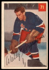 1954-55 Parkhurst VG/EX Wally Hergesheimer #71