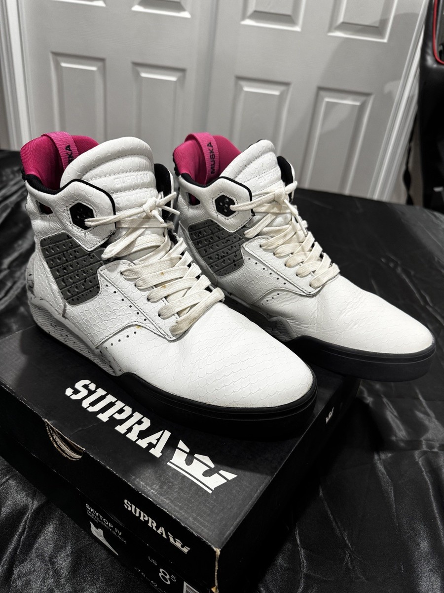 Supra Skytop IV Size White/grey-black “Rare”