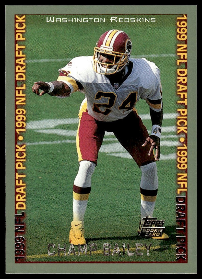 1999 Topps #354 Champ Bailey RC Washington Redskins NM+