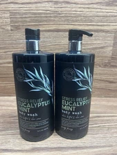 (2-Pk) BOTANICAL SPA THERAPY ~ STRESS RELIEF EUCALYPTUS MINT BODY WASH Shea Aloe