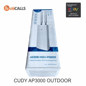 Cudy AP3000 Extérieur AX3000 Haute puissance WiFi 6 Point d'accès extérieur Gigabit