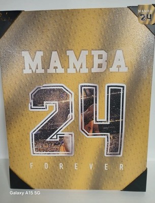 Kobe Bryant Mamba Forever 24 Deco Bloc Basketball NBA Man Cave Art LA Lakers