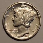 #1 Nicer Low Mintage 1941 P Mercury Dime
