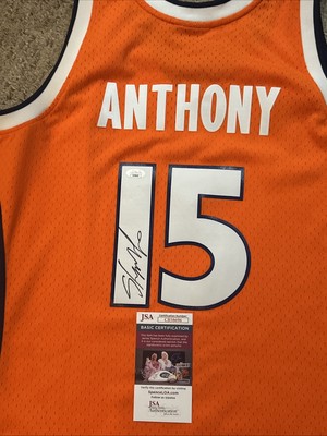 SYRACUSE ORANGE- CARMELO ANTHONY SIGNED AUTOGRAPH AUTHENTIC JERSEY