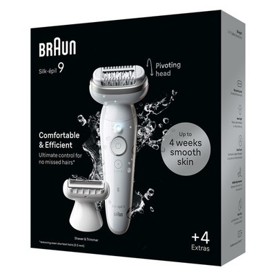 Epilierer Braun Silk-épil 9 9-041 40 Pinzette Silber