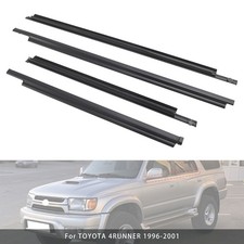 4pcs Door Glass Belt Outer Molding Weatherstrip For Toyota 4runner 1996-2001 4pcs Door Glass Belt Outer Molding Weatherstrip For Toyota 4runner 1996-2001
