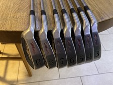 Wilson Pro Staff Oversize Off Set Iron Set LEFTHANDED - Please See Description 
