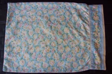 Vintage Croscill Fiesta Floral Standard Pillowcase~Cotton/Poly