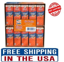   Lance ToastChee Peanut Butter Crackers 1.52 oz., 40 pk FRESH Free Shipping