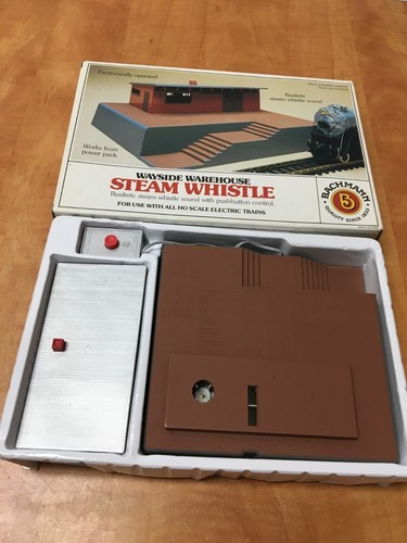 Juego de silbato de vapor vintage Bachmann HO 46209 Wayside Warehouse | Zustand: New