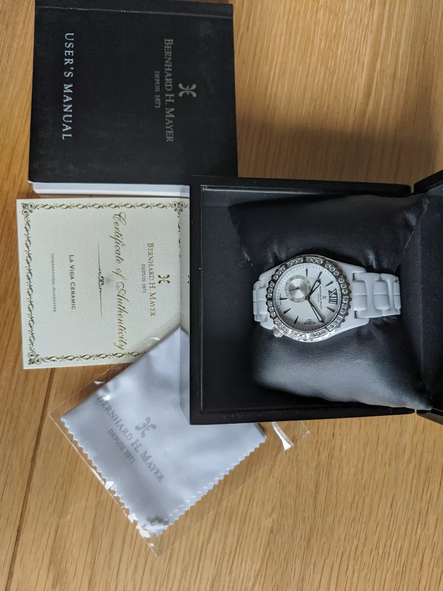 Bernhard H Mayer La Vida Ceramic Watch eBay