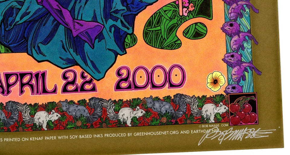 Día de la Tierra 30 Aniversario. - Impresión original - Arte y firmado por Bob Masse Foto 2 de 4