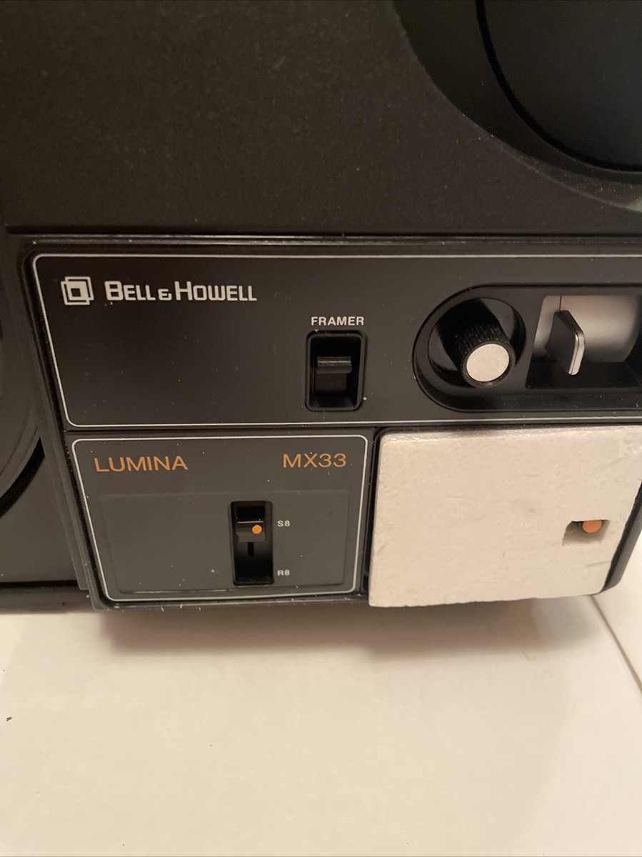 Bell & Howell Dual 8mm Projector Lumina MX33 And Bell & Howell