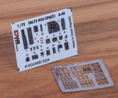 Eduard SPACE 1/72 A-6E Intruder 3D Cockpit Interior + Seatbelts (Trumpeter)