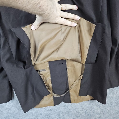 Tiglio Luxe Super 150s Extra Fine Merino Wool Size 42R Novello Brown Blazer - Picture 12 of 12