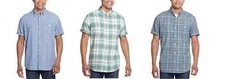 Weatherproof Vintage Men’s Linen-Cotton Short Sleeve Woven Shirt