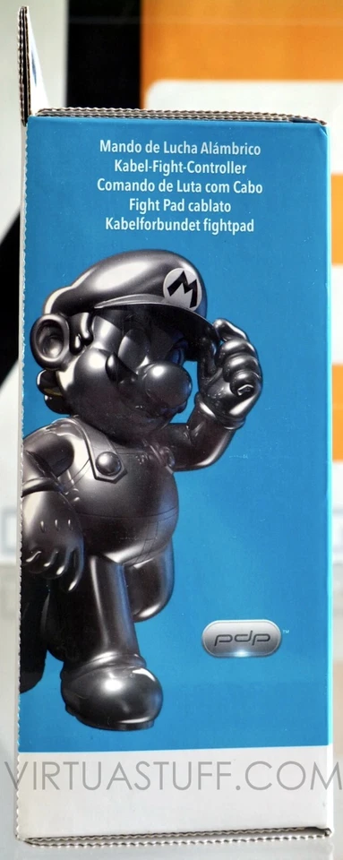 PDP Wired Fight PAD, Mario Metal Gamepad, Nintendo Wii U, Nes Snes Mini Classic - Image 4 of 4
