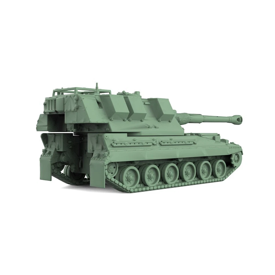 MRY-SFW 1/200 Military Model Kit Britain AS90 Self Propelled Gun - Image 3 of 4