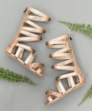 Joyfolie Jenna In Rose Gold Size Youth 3 Gladiators Girls