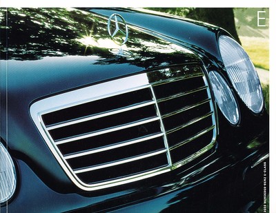 2002 Mercedes Benz E-Class E320 E430 E44 AMG 48-page Sales Brochure Catalog