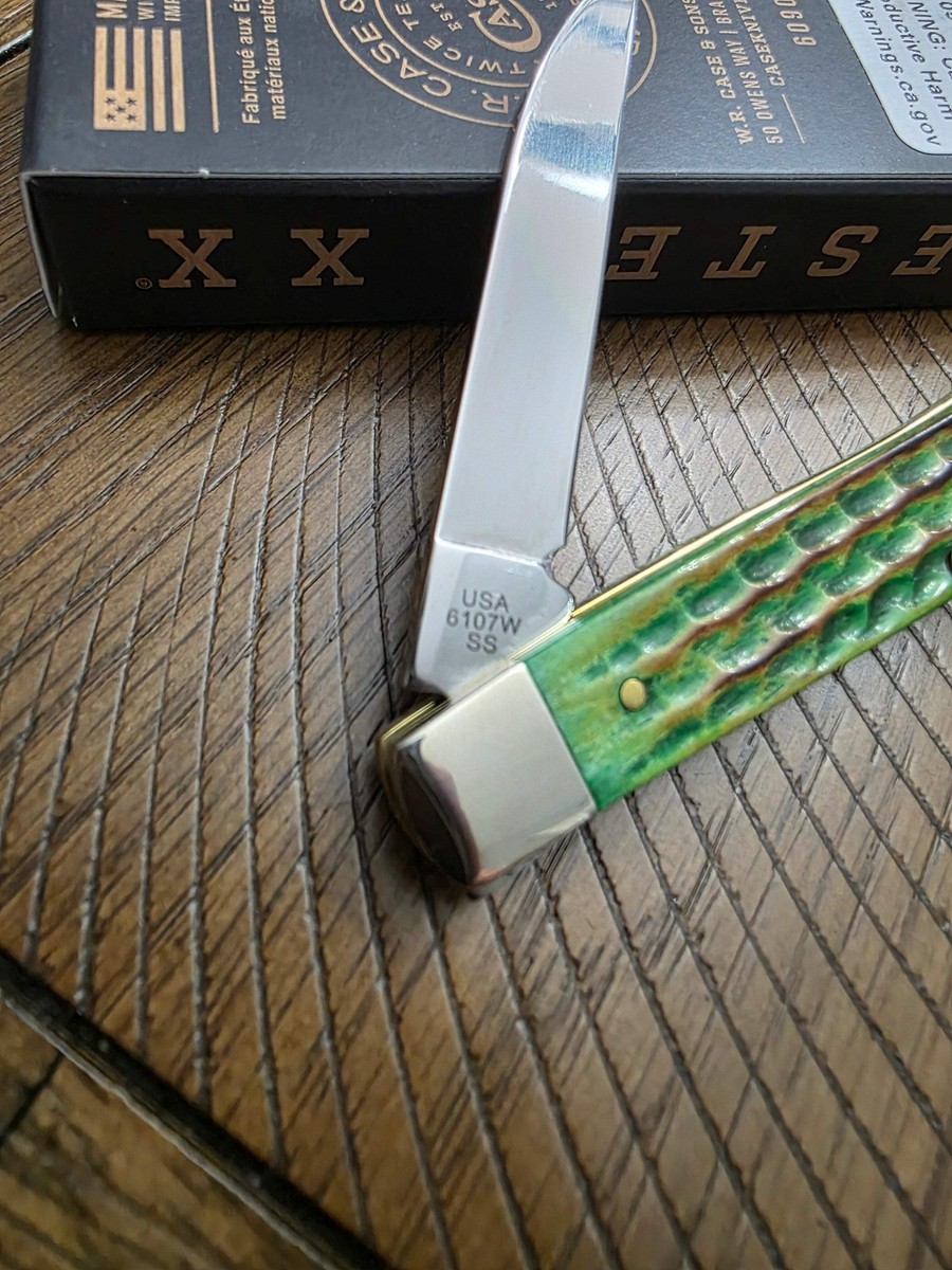 2024 Case XX Lizard Skin Mini Trapper Single Blade 6107w 22852 | eBay