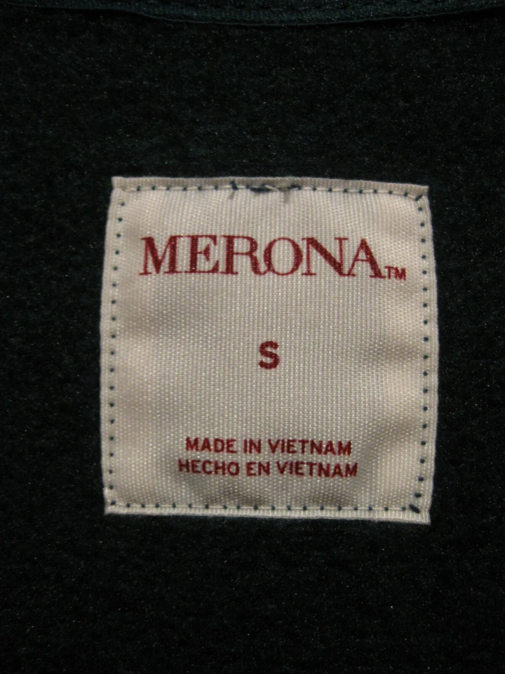 Men's Merona Fleece Full Zip Jacket with Hood size Small - Image 3 of 4