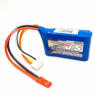 Turnigy 500mAh 3S LiPo Battery Pack 11.1V 20C JST Connector Plug | eBay
