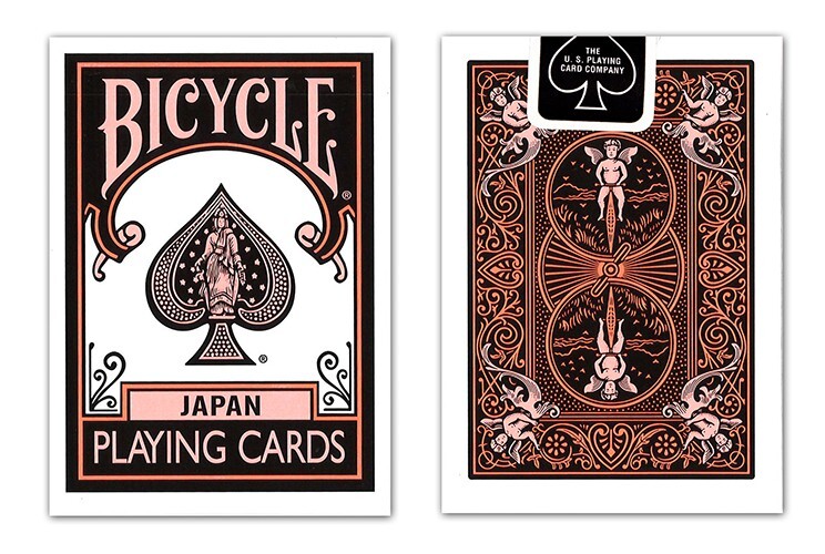 【未開封】BYCICLE PLAYING CARDS Leica トランプ Bicycle Playing Cards Black Orange Deck Japan Limited
