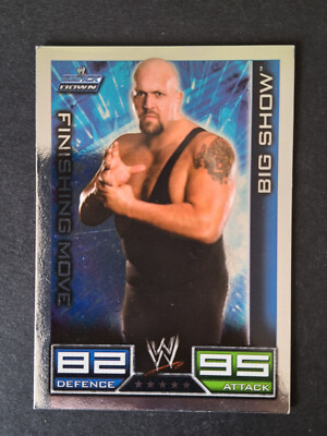 Big Show Finishing Move Smack Down Topps Slam Attax 2008 Catch Karte