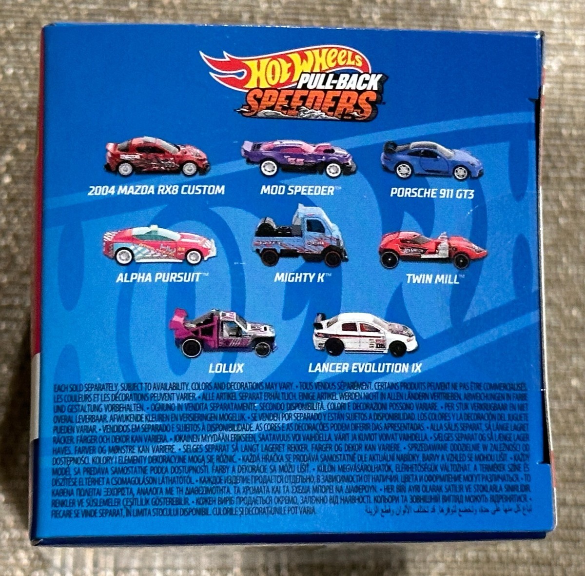 Hot Wheels Pullback Speeders 2004 Mazda RXB Custom 1/43 NIB , Free
