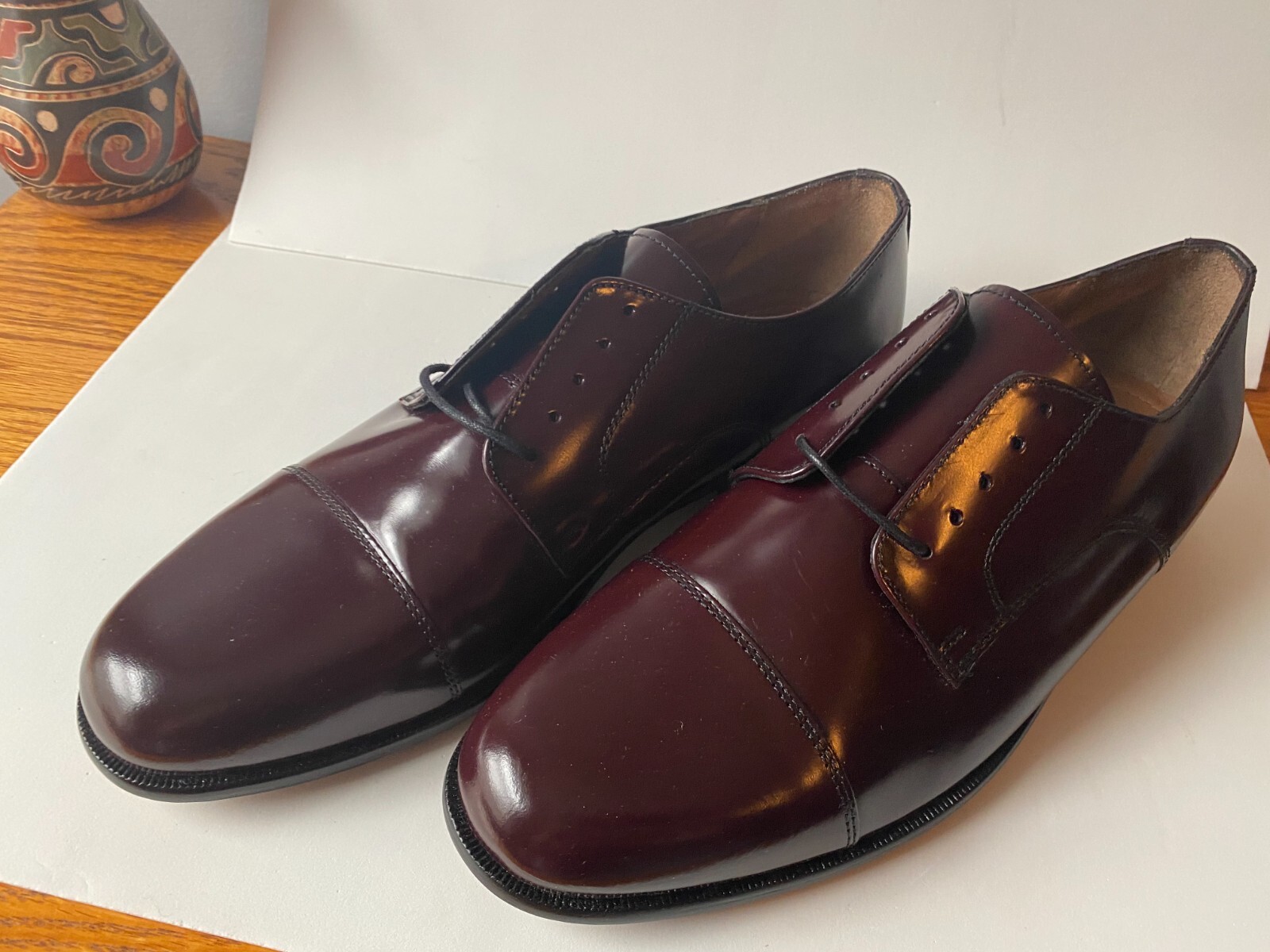 Bostonian 20398 10M burgundy Akron shoe brand New eBay