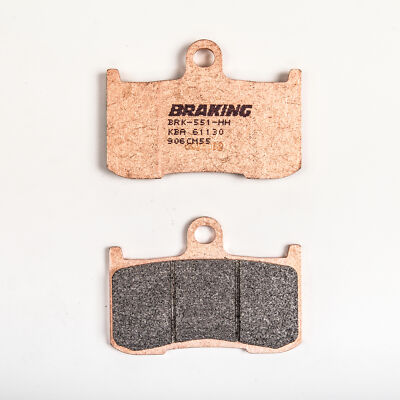 BRAKING HIGH-PERFORMANCE BRAKE PAD SINTERED SPORT PART# 906CM55 NEW