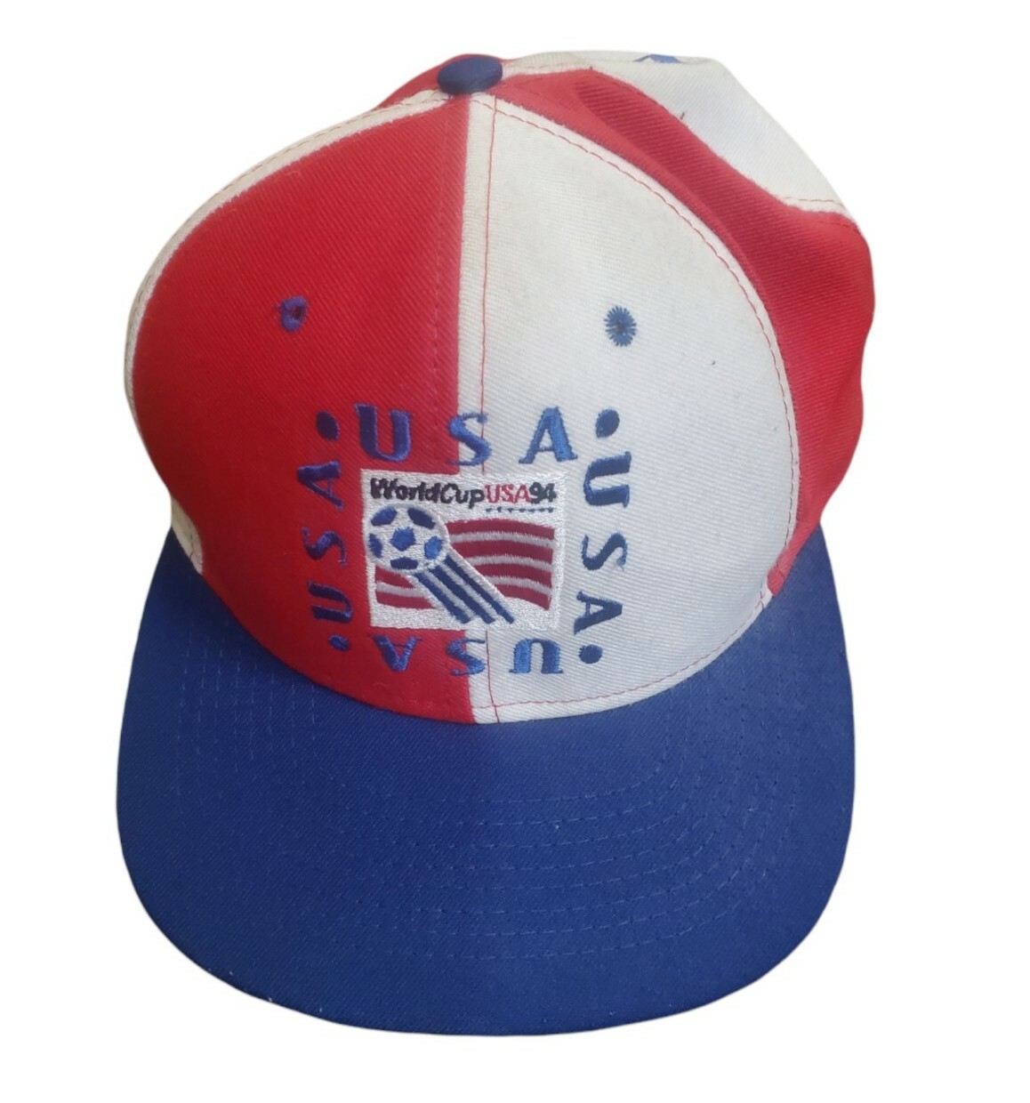 1994 SOCCER WORLD CUP VINTAGE CAP HAT SNAPBACK 94 tea… - Gem