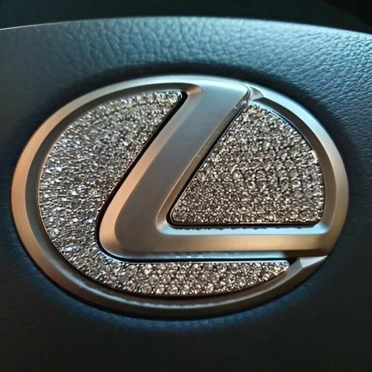LEXUS Steering Wheel Emblem Zirconia Trim H17.3xW2.4in/H15.7xW2