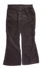 VTG 70  s OshKosh B  Gosh Corduroy Pants Mens Brown Flare 35x28 Made In USA