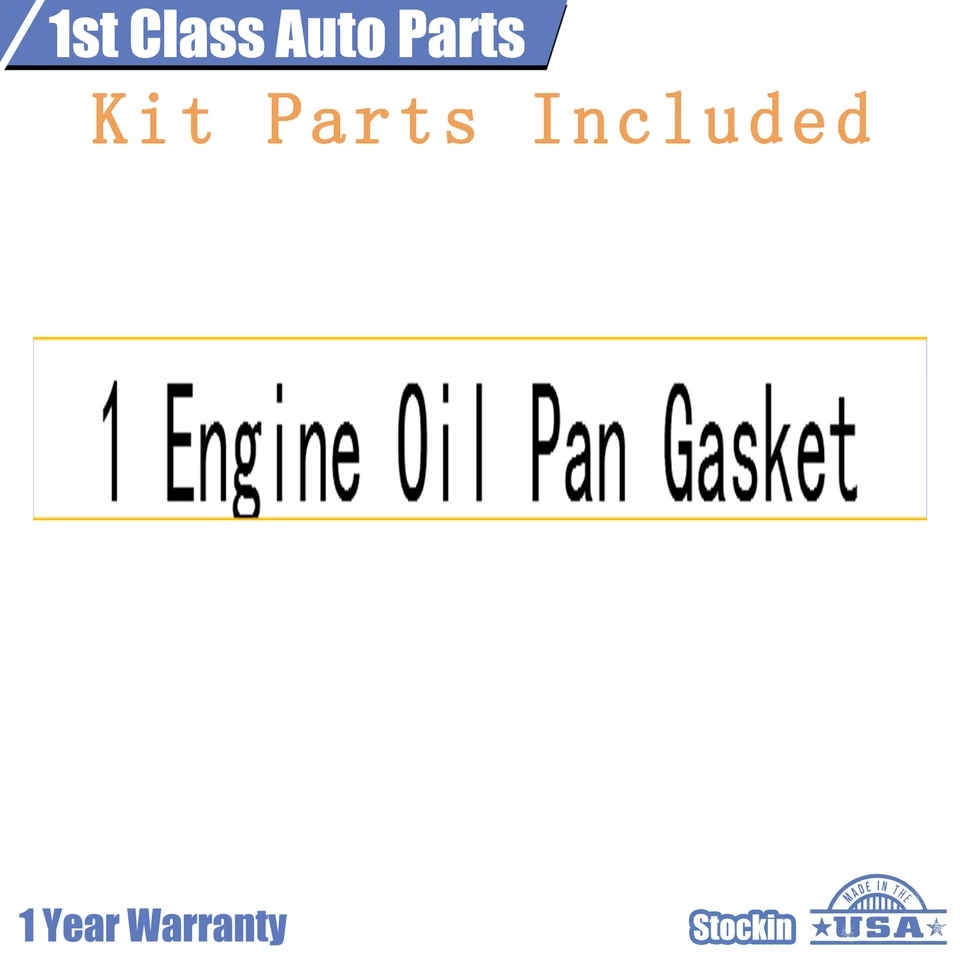 Junta da bandeja de óleo do motor para Chevy Caprice Express Silverado Cadillac CTS OS6315P - Imagem 2 de 4