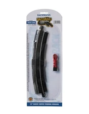 Bachmann HO Scale ~ 18" Radius Curve Terminal ReRailer E-Z Track ~ 1 Pc ~ 44402