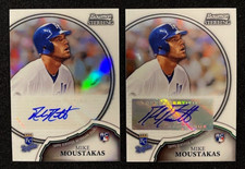 2011 Bowman Sterling Mike Moustakas RC AUTO Base and REFRACTOR /199 LOT !!! NICE