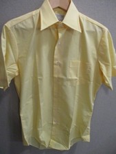 70's Sears Spread Collar SS Dress Shirt Size 15 NWOT