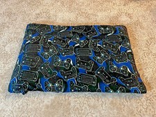 Dog/Cat Bed Replacement Cover Anti-Pill Fleece: GAME CONTROLLER PRINT