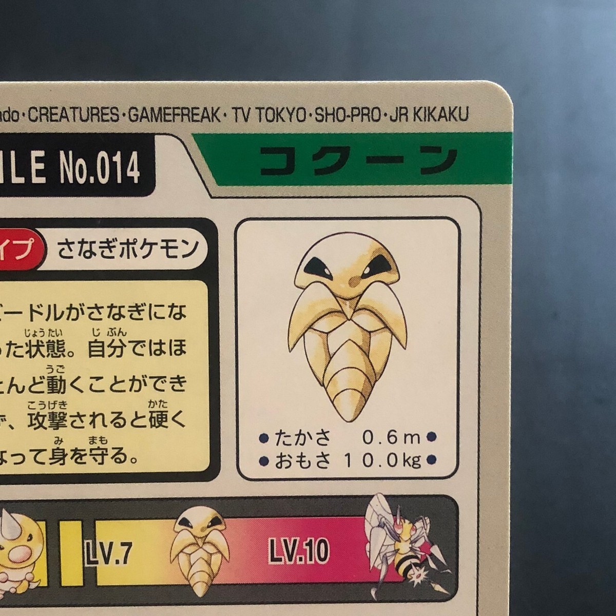 ポケットモンスター　1997年BANDAI FILE ポケットモンスター1997年BANDAIカード8枚セット ブースターなど