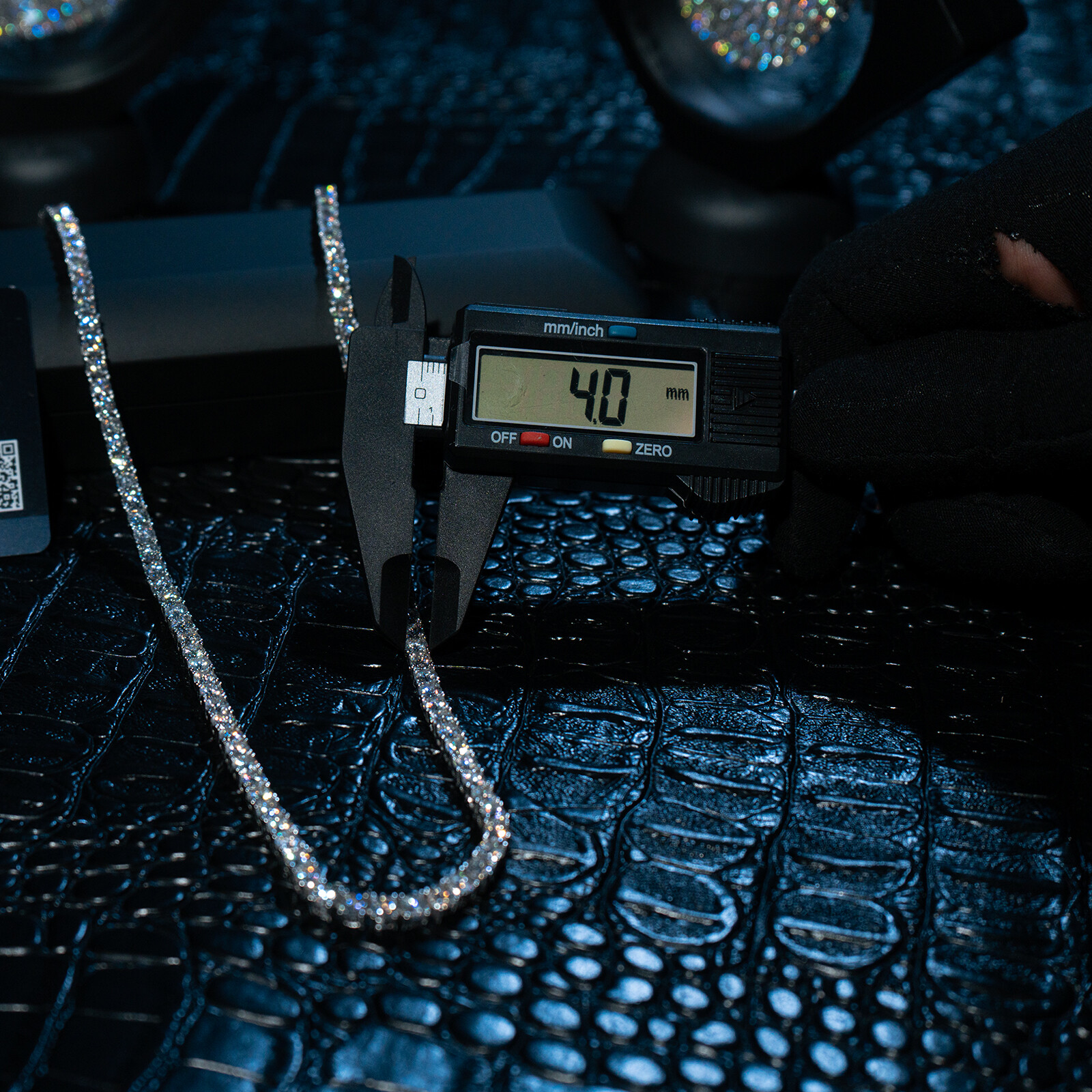 VVS1 MOISSANITE TENNIS CHAINS 925 SILVER 2MM-6.5MM Passes 💎 Tester - second product detail image