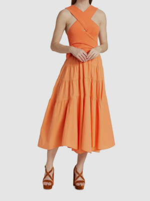 open lace back dress Derek Lam 10 Crosby