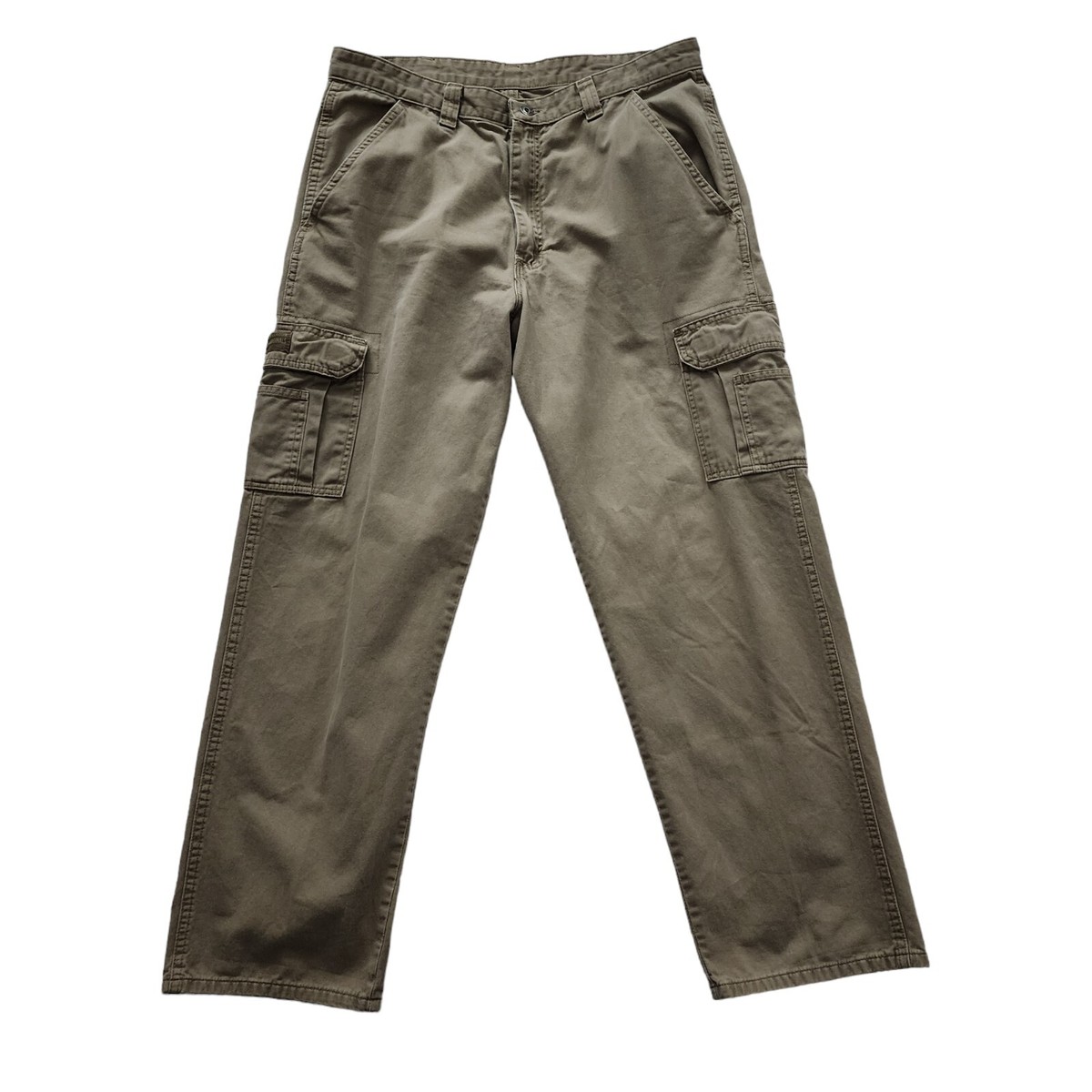 Vtg Wrangler Mens 36x32 Originals Cargo Pants Relaxed Baggy Fit Wide Leg  Work