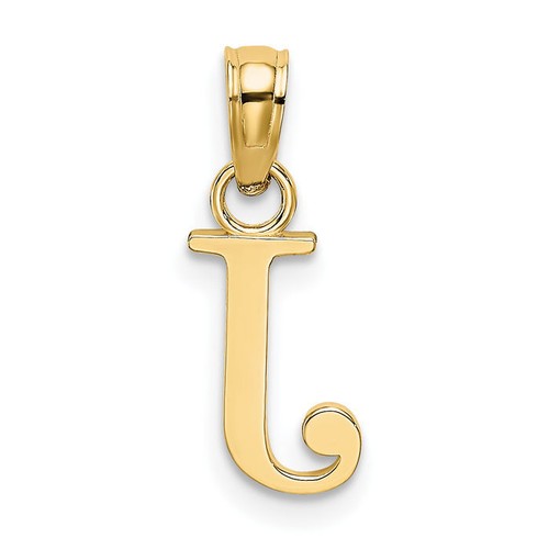 Halskette 14 Karat massiv Gelbgold Buchstabe J Initialen - Bild 4 von 12