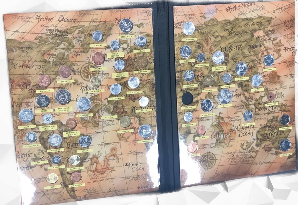 World Coins Commemorative Gallery World Coins Album collectible coins  - Image 3 of 4